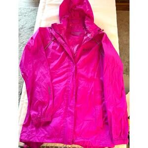 Mountain Warehouse Pakka II Women's Waterproof Rain Coat Jacket EUC Pink Size 2
